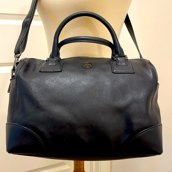 Tory Burch Robinson Middy Satchel Bowler - Picture 3 of 12